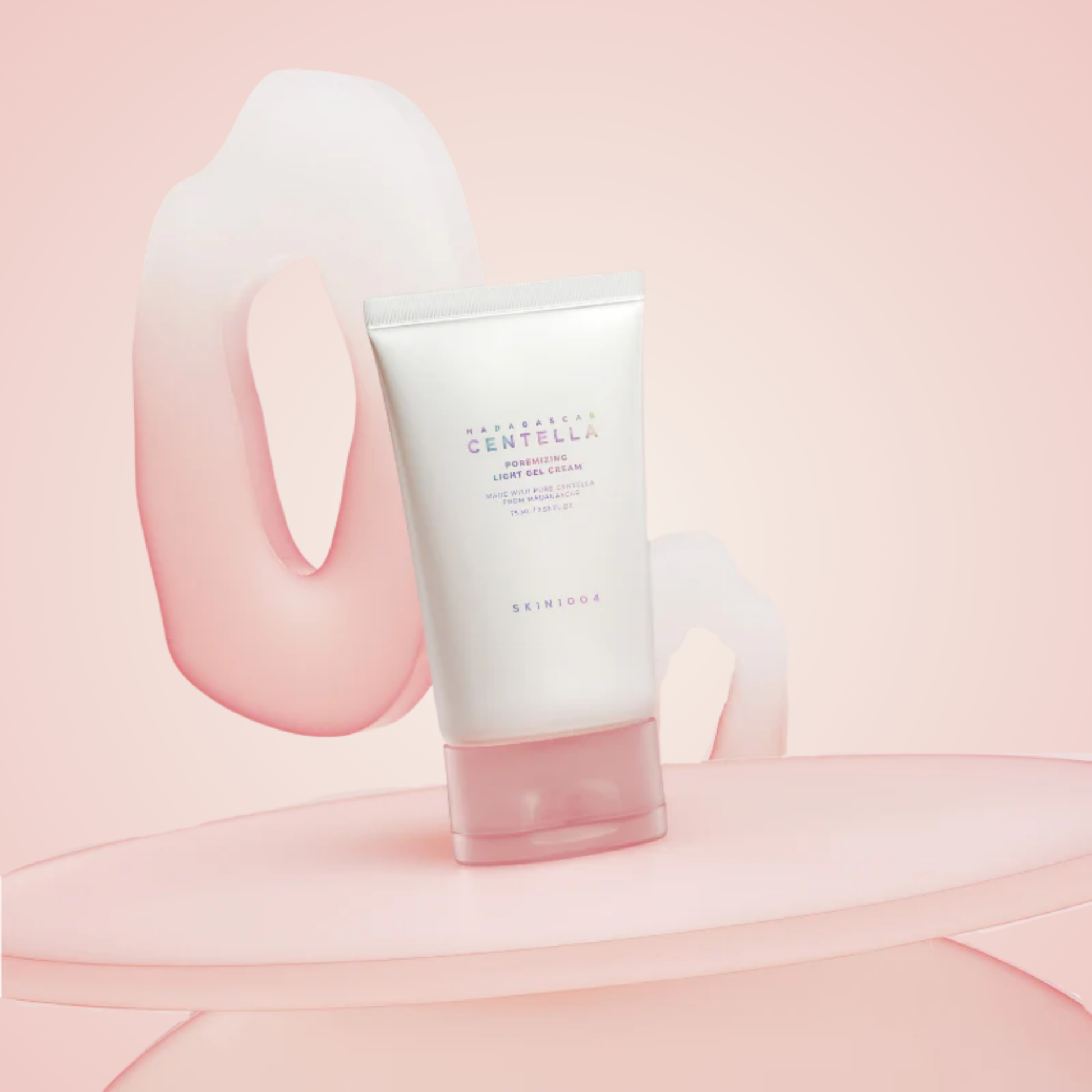 SKIN1004 Poremizing Gel Cream product shot – pink and white packaging with refreshing finish