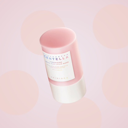 SKIN1004 Madagascar Centella Poremizing Quick Clay Stick Mask angled view – gentle clay mask with centella for smooth skin.