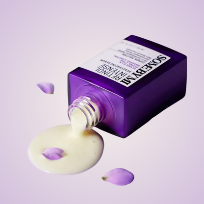 SOME BY MI Retinol Intense Reactivating Serum bottle laying down with serum