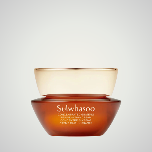 Sulwhasoo Concentrated Ginseng Rejuvenating Cream Rich 10ml – luxurious anti-aging cream infused with Korean red ginseng