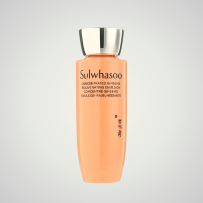 Sulwhasoo Concentrated Ginseng Rejuvenating Emulsion 25ml – lightweight hydrating lotion infused with Korean red ginseng