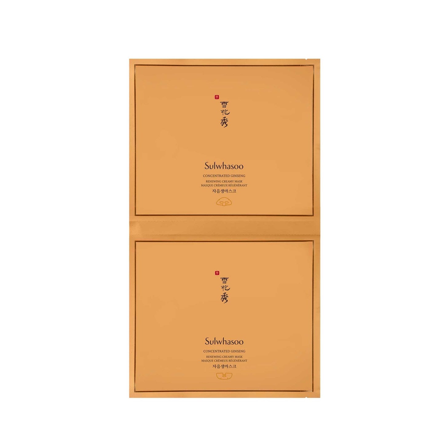 Sulwhasoo Concentrated Ginseng Renewing Creamy Mask nourishing sheet mask packaging