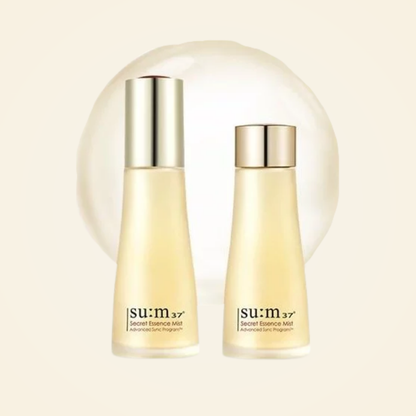 su:m37 Secret Essence Mist Set two bottles front view