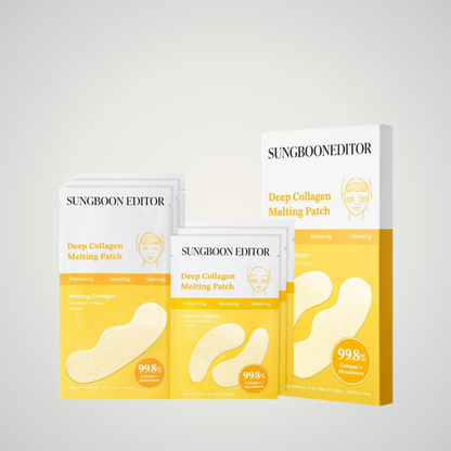 SUNGBOON EDITOR Deep Collagen Melting Patch Set – high-concentration collagen patches for firm, radiant skin