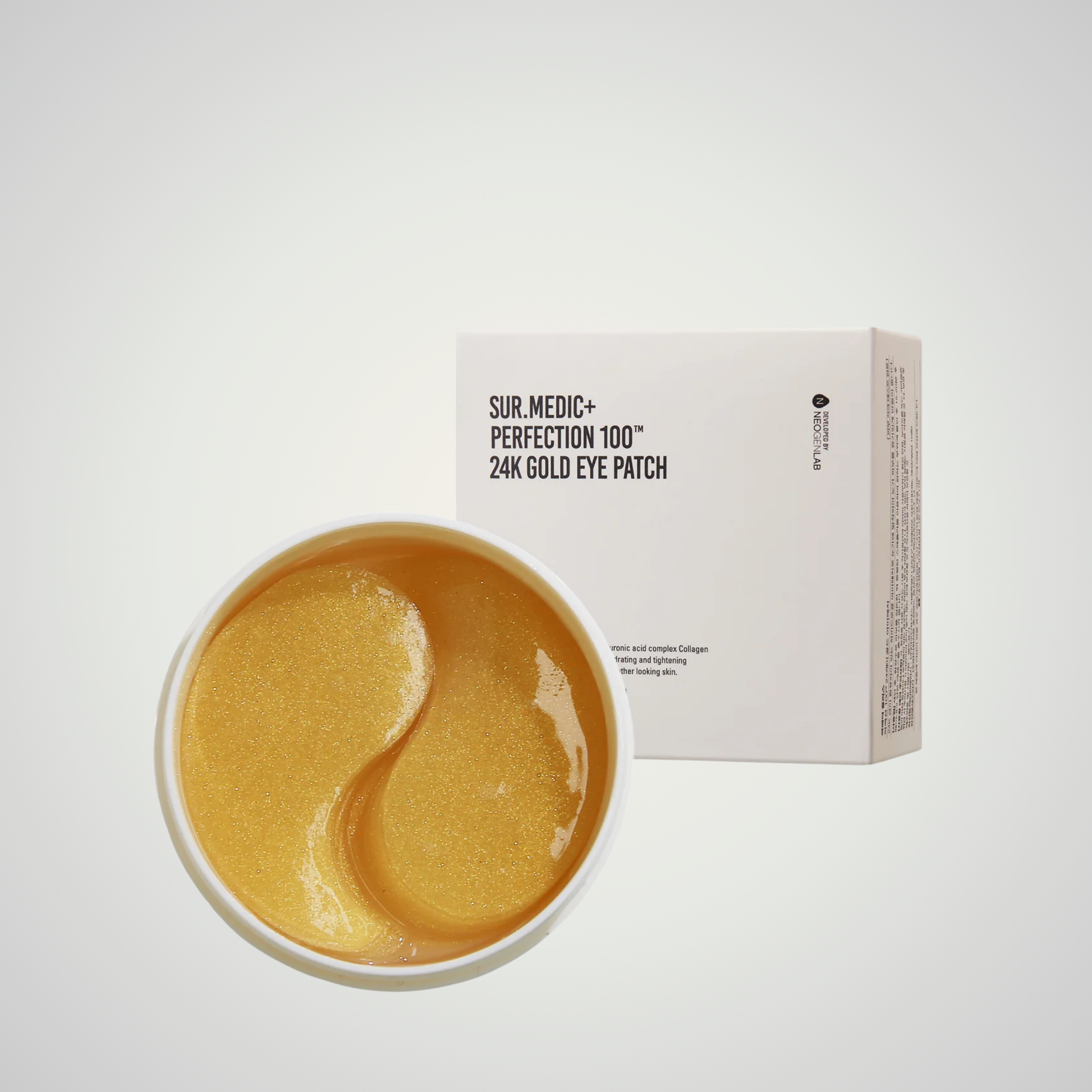SUR.MEDIC+ Perfection 100 24K Gold Eye Patch 60ea hydrogel under eye patches Korean skincare