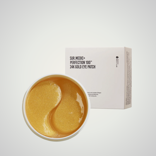 SUR.MEDIC+ Perfection 100 24K Gold Eye Patch 60ea hydrogel under eye patches Korean skincare
