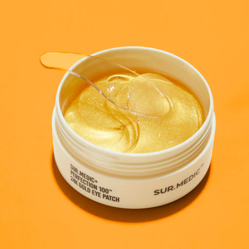 SUR.MEDIC+ 24K Gold hydrogel eye patch texture hydrating Korean eye mask
