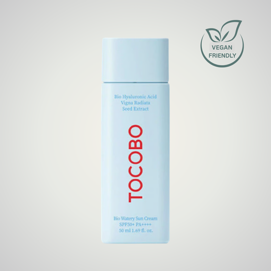 TOCOBO Bio Watery Sun Cream SPF50+ PA++++ 50ml – vegan friendly lightweight sunscreen with bio hyaluronic acid