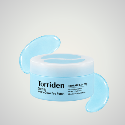 Torriden DIVE-IN Hydra-Glow Eye Patch 97g container with 60 hydrogel patches