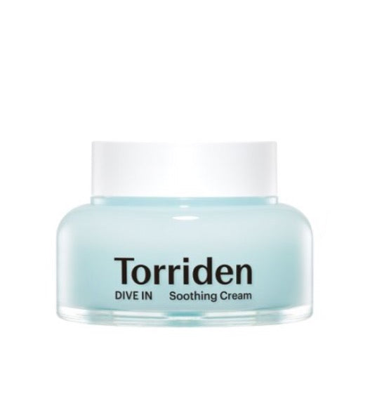 Torriden DIVE-IN Hyaluronic Acid Soothing Cream 100ml jar front view lightweight gel moisturizer