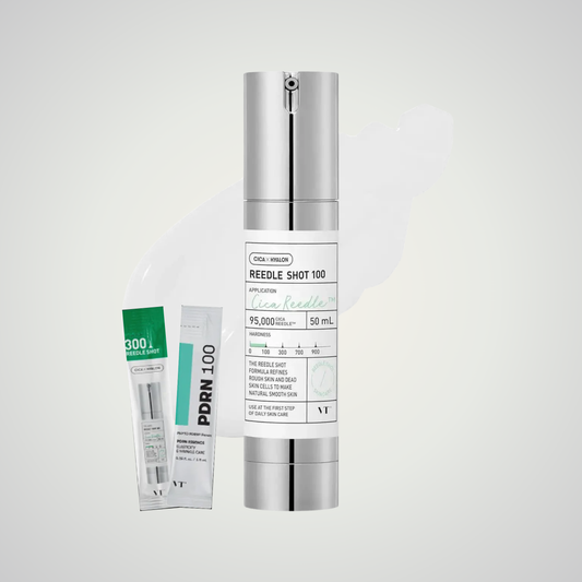 VT Reedle Shot 100 Essence Set [50ml + Reedle Shot 300 x3 + PDRN Ampoule x3]