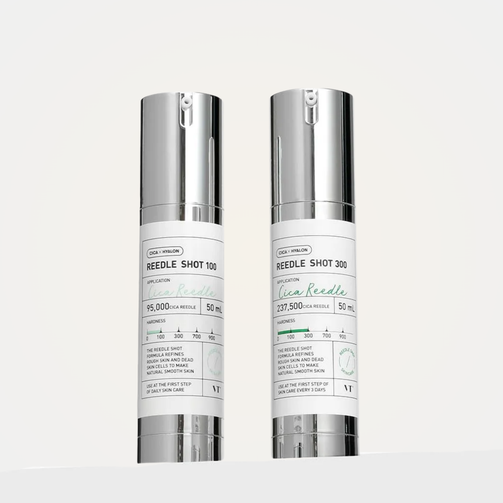 VT Reedle Shot 300 50ml duo – advanced exfoliating care serum for skin texture and blemish care.